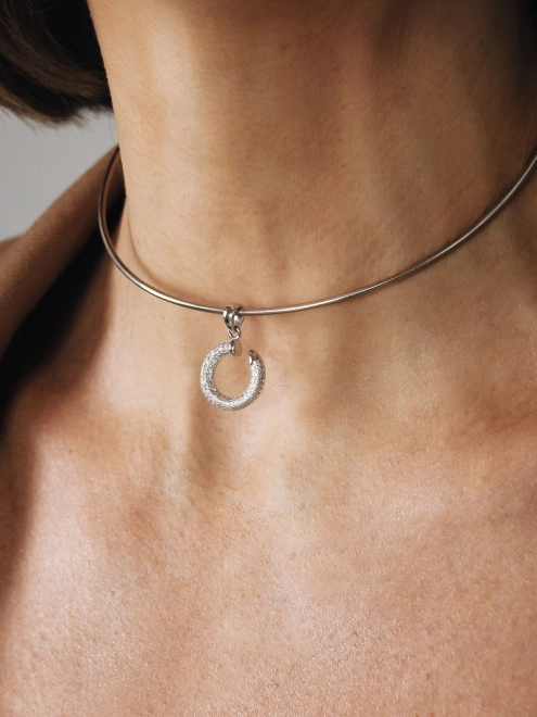 Підвіска срібна Бангл Простий Youko