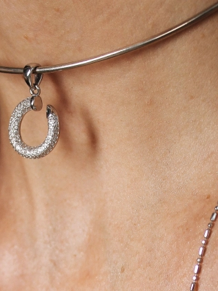 Підвіска срібна Бангл Простий Youko 2