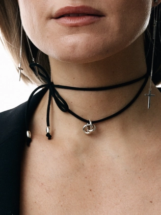 Підвіс срібний Шнурок Трініті Youko 2