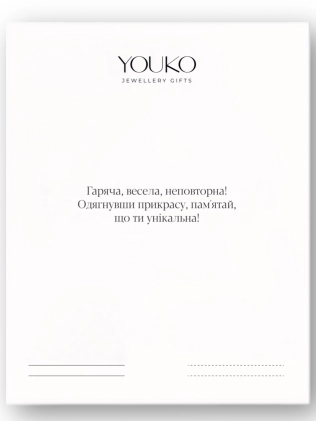 Підвіска срібна Бюст Youko 2