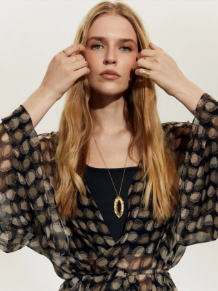 Подвеска Лоно желтая позолота Youko 2