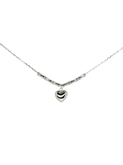 Подвеска Сердце шесть брусочков Youko