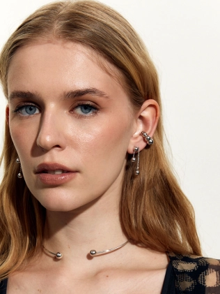 Сережки Маятник Шар 6 мм Youko 2