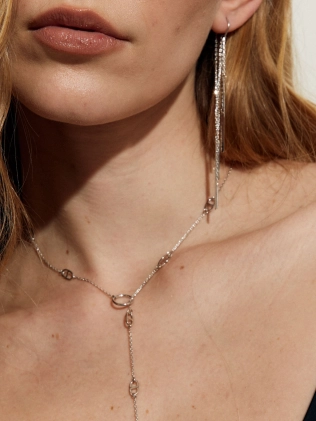 Підвіска срібна Овали Youko 2