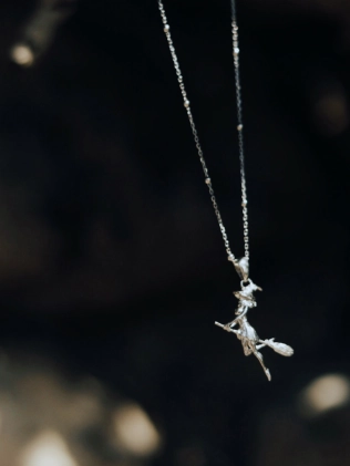 Кулон срібний Відьмочка Youko конструктор 2