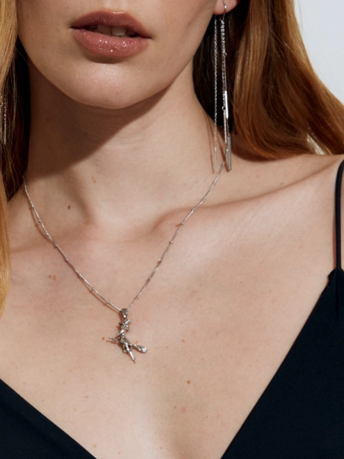 Кулон серебряный Ведьмочка Youko конструктор - купить в интернет-магазине Youko – цена в Украине, отзывы, фото