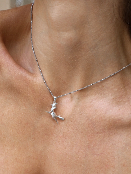 Кулон срібний Відьмочка Youko конструктор