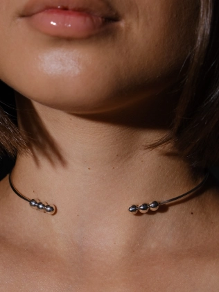 Підвіска срібна Бангл з Кулями Youko 2