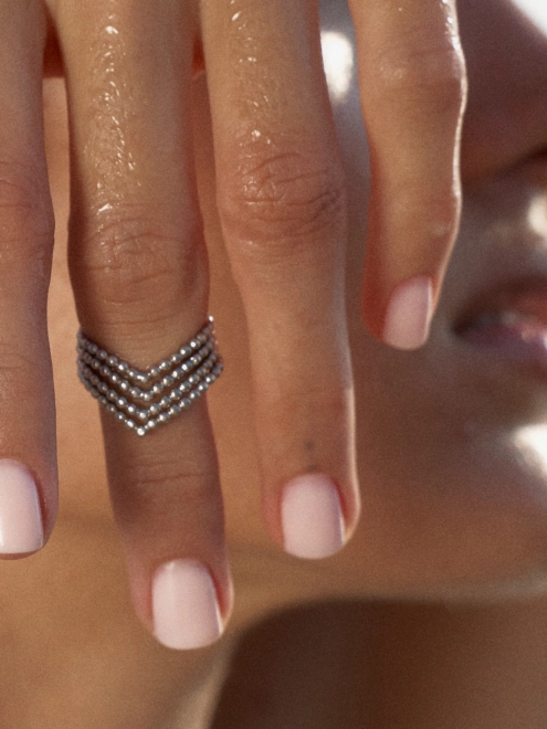 Кольцо серебряное Акула Зернь Youko - купить в интернет-магазине Youko – цена в Украине, отзывы, фото