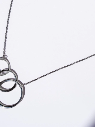 Подвеска серебряная Три Кольца Youko 2