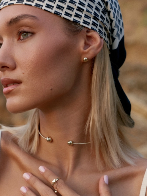 Подвеска серебряная Бангл 10 мм Youko желтая позолота - купить в интернет-магазине Youko – цена в Украине, отзывы, фото