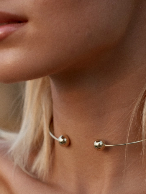 Подвеска серебряная Бангл 10 мм Youko желтая позолота - купить в интернет-магазине Youko – цена в Украине, отзывы, фото