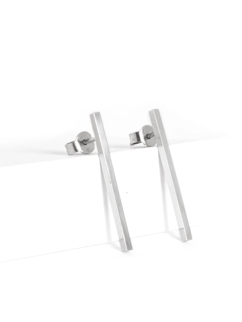 Сережки Бруски Гладкі 3 см Youko