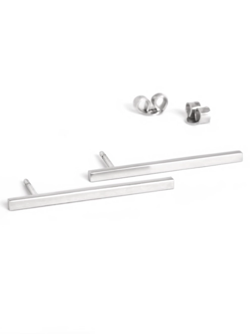 Сережки Бруски Гладкі 3 см Youko