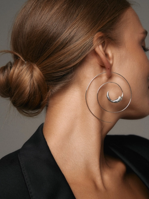 Сережки Перчик спіраль Youko