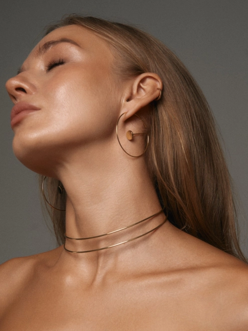 Підвіска Бангл подвійний в позолоті Youko