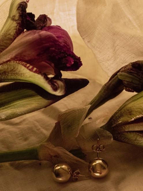 Сережки Сфери пусети 10 мм в позолоті Youko