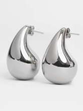 Сережки об'ємні Краплі пустотілі Youko