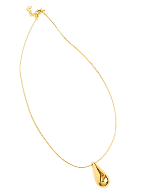 Підвіска Крапля ланцюг снейк позолота Youko