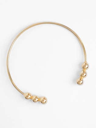 Браслет Бангл c шариками позолота Youko 2