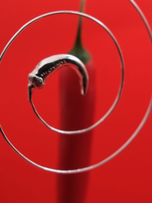 Серьги Перчик Спираль Youko