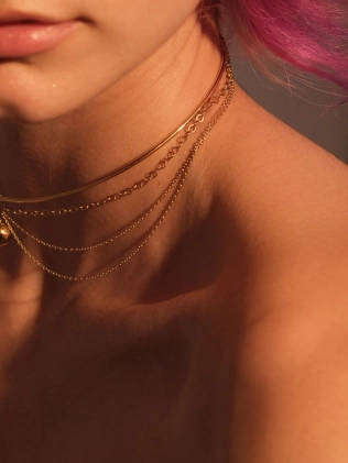 Підвіска срібна Бангл зі сферою і ланцюгами Схід позолота Youko 2