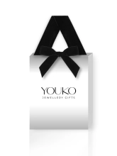 Підвіска Luna геометрія жовта позолота Youko