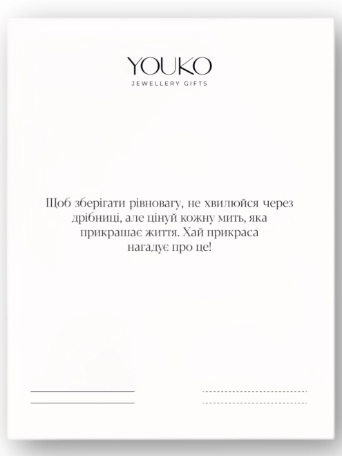 Подвеска Luna геометрия желтая позолота Youko