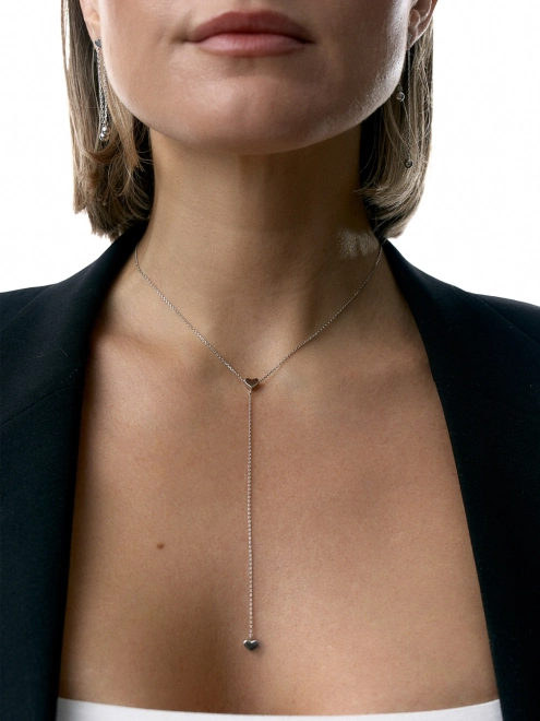 Набор 2 Сердца в серебре Youko