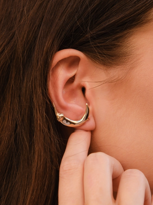 Сережки Кафа Перчик в позолоті Youko