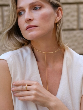 Набір 9 Бангл з бруском у позолоті Youko 2