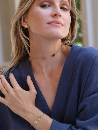 Набор 4 Бангл Монеты в позолоте Youko 2