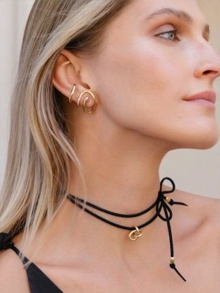 Набір 17 Трініті шнур + кафф у позолоті Youko 2