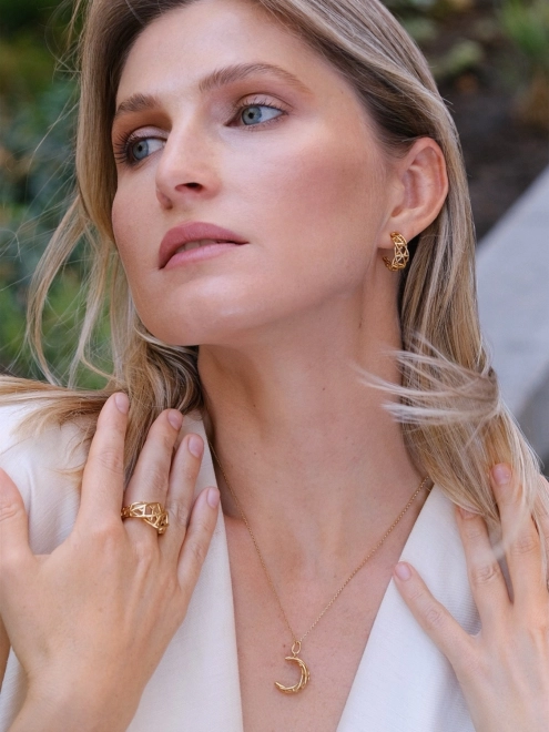 Набор 18 Геометрия Желтая позолота Youko