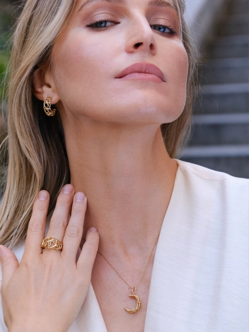 Набір 18 Геометрія Жовта позолота Youko