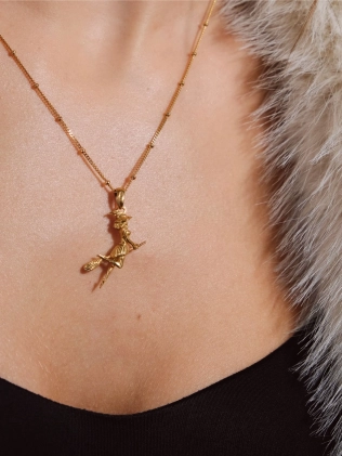 Підвіска Відьмочка в позолоті Youko 2