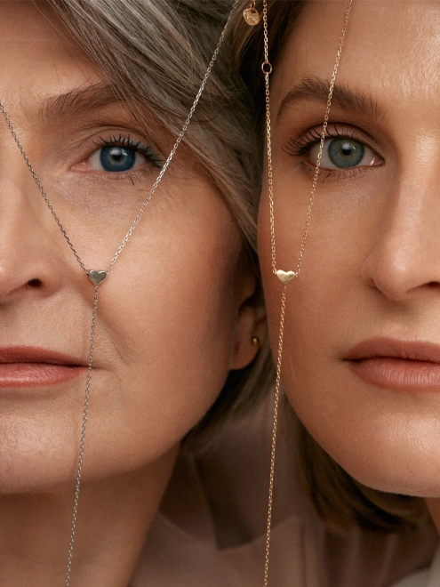 Подвеска серебряная Сотуар с Подвижным Сердцем Youko желтая позолота - купить в интернет-магазине Youko (Юко) – цена в Украине,