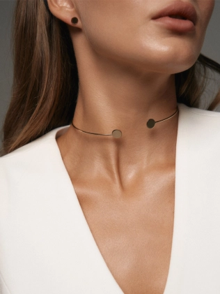 Подвеска серебряная Бангл Монеты Youko желтая позолота 2