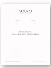 Сережки срібні Клевер пусети Youko