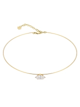 Подвеска Бангл с Цирконом желтая позолота Youko