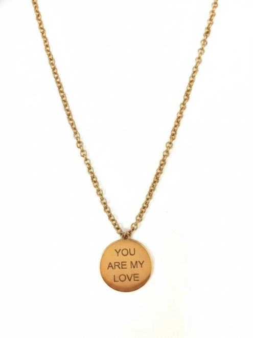 Підвіска You Are My Love жовта позолота Youko