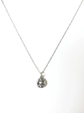 Подвеска Монета Обьемная с узором лилии Youko