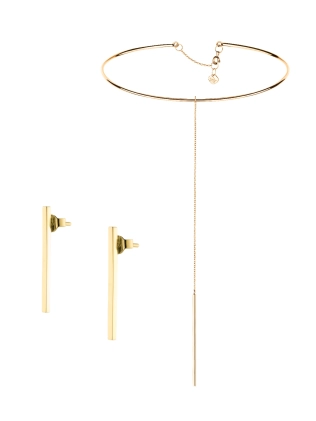 Набор 29 Бангл c бруском в позолоте Youko