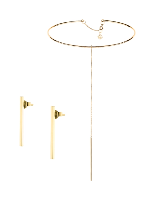 Набор 29 Бангл c бруском в позолоте Youko