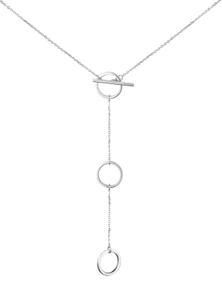 Підвіска срібна Геометрія 3 кола (сотуар) Youko 2