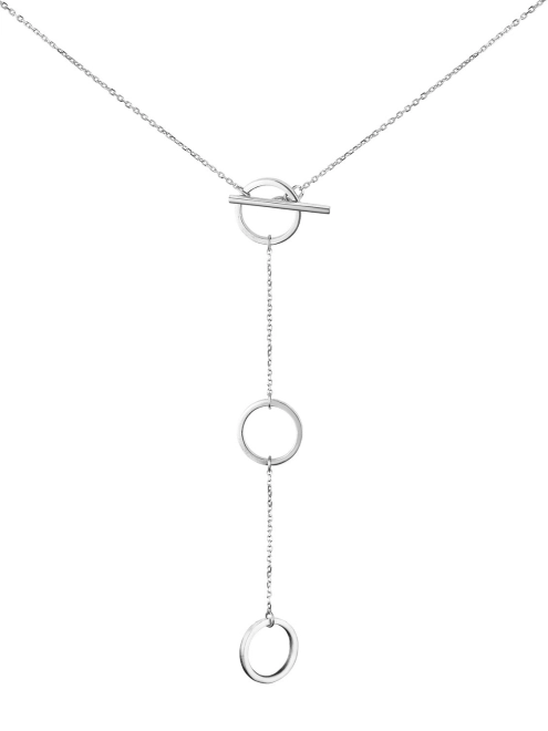 Підвіска срібна Геометрія 3 кола (сотуар) Youko