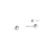 Сережки срібні Сфери 5 мм пусети Youko