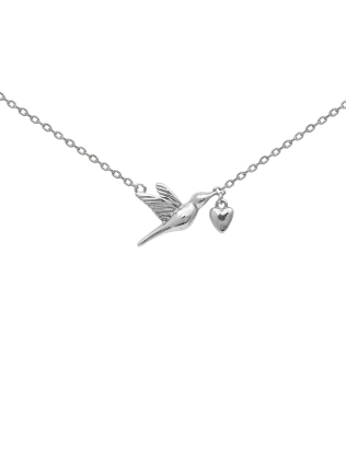 Підвіска срібна Птах із Серцем Youko - купити в інтернет-магазині Youko – ціни в Україні, відгуки, фото.
