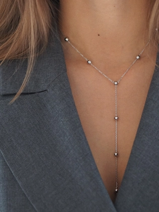 Підвіска срібна Сотуар дрібні Кулі Youko 2