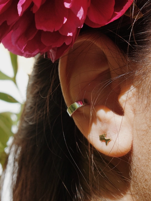 Серьги серебряные Каффа 3мм Youko